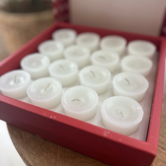 Sand + Fog white 2” votive candles set of 16 - Picture 6 of 8